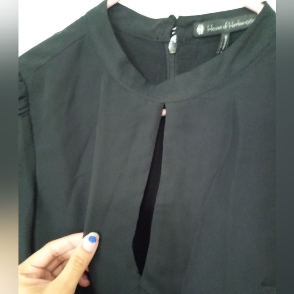 Anthropologie House Of Harlow 1960 Women's Hendrix Romper Black Size Small - Picture 5 of 11